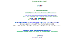 Desktop Screenshot of friendshipgolf.com